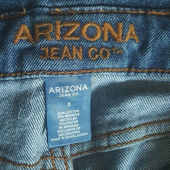 Arizona High Rise Raw Ankle Jeans Size 3 - Picture 8 of 8